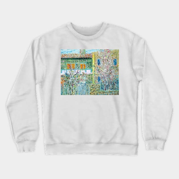 HOUSE ON THE STREET Crewneck Sweatshirt by lautir